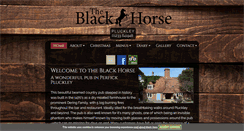 Desktop Screenshot of blackhorsepluckley.co.uk